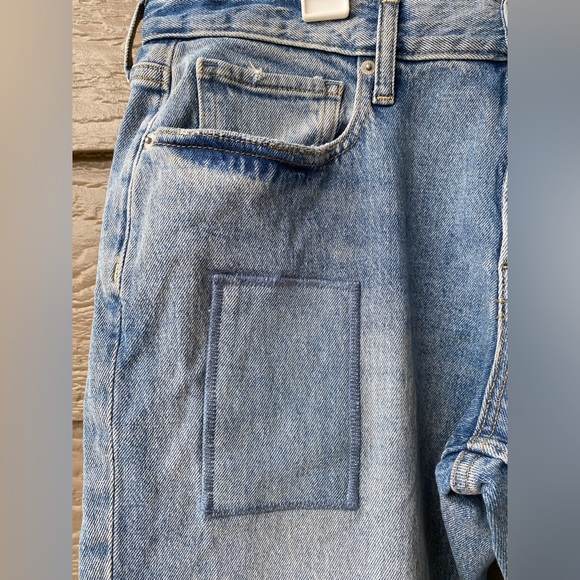 Free Assembly FRAYED PATCHWORK mid rise modern straight men’s size 34x30 - Picture 15 of 16